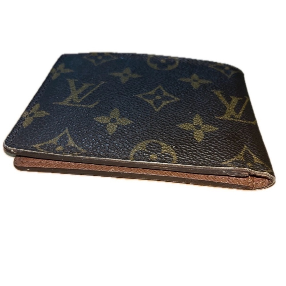Louis Vuitton Brown Canvas Monogram LV Men's Bifold Wallet - Picture 9 of 15